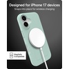 image:imageZAGG Luxe Snap Case for iPhone 16 Plus  MagSafe Wireless Charging 10ft Drop Protection EcoFriendly Graphene Reinforced Ripple Design River BlueGreen Serene Mint
