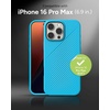 image:imageZAGG Luxe Snap Case for iPhone 16 Plus  MagSafe Wireless Charging 10ft Drop Protection EcoFriendly Graphene Reinforced Ripple Design River BlueRiver Blue