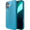 image:imageZAGG Luxe Snap Case for iPhone 16 Plus  MagSafe Wireless Charging 10ft Drop Protection EcoFriendly Graphene Reinforced Ripple Design River BlueRiver Blue