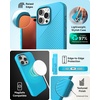 image:imageZAGG Luxe Snap Case for iPhone 16 Plus  MagSafe Wireless Charging 10ft Drop Protection EcoFriendly Graphene Reinforced Ripple Design River BlueRiver Blue