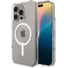 image:imageZAGG Luxe Snap Case for iPhone 16 Plus  MagSafe Wireless Charging 10ft Drop Protection EcoFriendly Graphene Reinforced Ripple Design River BlueTransparent