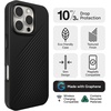 image:imageZAGG Luxe Snap Case for iPhone 16 Plus  MagSafe Wireless Charging 10ft Drop Protection EcoFriendly Graphene Reinforced Ripple Design River BlueTransparent