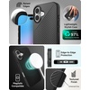 image:imageZAGG Luxe Snap Case for iPhone 16 Plus  MagSafe Wireless Charging 10ft Drop Protection EcoFriendly Graphene Reinforced Ripple Design River BlueTransparent