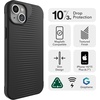 image:imageZAGG Luxe Snap iPhone 151413 Case  Protective Cell Phone Case Drop Protection 10ft3m Durable Graphene Material Slim and Lightweight MagSafe Phone Case Plum PurpleWatermelon Pink