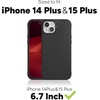 image:imageZAGG Luxe Snap iPhone 151413 Case  Protective Cell Phone Case Drop Protection 10ft3m Durable Graphene Material Slim and Lightweight MagSafe Phone Case Plum PurpleBlue