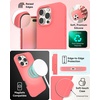 image:imageZAGG Manhattan Snap for iPhone 16 Plus Case  MagSafe Compatible 13ft Drop Protection Strengthened with Graphene SoftTouch Silicone Slim amp Lightweight Design 96 Recycled Content Navy BlueBegonia Pink