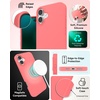 image:imageZAGG Manhattan Snap for iPhone 16 Plus Case  MagSafe Compatible 13ft Drop Protection Strengthened with Graphene SoftTouch Silicone Slim amp Lightweight Design 96 Recycled Content Navy BlueBegonia Pink