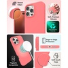 image:imageZAGG Manhattan Snap for iPhone 16 Plus Case  MagSafe Compatible 13ft Drop Protection Strengthened with Graphene SoftTouch Silicone Slim amp Lightweight Design 96 Recycled Content Navy BlueBegonia Pink