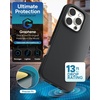 image:imageZAGG Manhattan Snap for iPhone 16 Plus Case  MagSafe Compatible 13ft Drop Protection Strengthened with Graphene SoftTouch Silicone Slim amp Lightweight Design 96 Recycled Content Navy BlueBlack