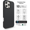 image:imageZAGG Manhattan Snap for iPhone 16 Plus Case  MagSafe Compatible 13ft Drop Protection Strengthened with Graphene SoftTouch Silicone Slim amp Lightweight Design 96 Recycled Content Navy BlueBlack