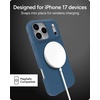 image:imageZAGG Manhattan Snap for iPhone 16 Plus Case  MagSafe Compatible 13ft Drop Protection Strengthened with Graphene SoftTouch Silicone Slim amp Lightweight Design 96 Recycled Content Navy BlueBlue Ocean Abyss