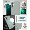 image:imageZAGG Manhattan Snap for iPhone 16 Plus Case  MagSafe Compatible 13ft Drop Protection Strengthened with Graphene SoftTouch Silicone Slim amp Lightweight Design 96 Recycled Content Navy BlueAqua Foam Gray