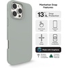 image:imageZAGG Manhattan Snap for iPhone 16 Plus Case  MagSafe Compatible 13ft Drop Protection Strengthened with Graphene SoftTouch Silicone Slim amp Lightweight Design 96 Recycled Content Navy BlueAqua Foam Gray