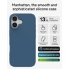 image:imageZAGG Manhattan Snap for iPhone 16 Plus Case  MagSafe Compatible 13ft Drop Protection Strengthened with Graphene SoftTouch Silicone Slim amp Lightweight Design 96 Recycled Content Navy BlueBlue Ocean Abyss