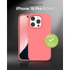 image:imageZAGG Manhattan Snap for iPhone 16 Plus Case  MagSafe Compatible 13ft Drop Protection Strengthened with Graphene SoftTouch Silicone Slim amp Lightweight Design 96 Recycled Content Navy BlueBegonia Pink