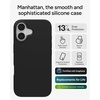 image:imageZAGG Manhattan Snap for iPhone 16 Plus Case  MagSafe Compatible 13ft Drop Protection Strengthened with Graphene SoftTouch Silicone Slim amp Lightweight Design 96 Recycled Content Navy BlueBlack