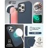 image:imageZAGG Manhattan Snap for iPhone 16 Plus Case  MagSafe Compatible 13ft Drop Protection Strengthened with Graphene SoftTouch Silicone Slim amp Lightweight Design 96 Recycled Content Navy BlueNavy Blue
