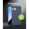 image:imageZAGG Manhattan Snap for iPhone 16 Plus Case  MagSafe Compatible 13ft Drop Protection Strengthened with Graphene SoftTouch Silicone Slim amp Lightweight Design 96 Recycled Content Navy BlueNavy Blue