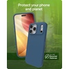 image:imageZAGG Manhattan Snap for iPhone 16 Plus Case  MagSafe Compatible 13ft Drop Protection Strengthened with Graphene SoftTouch Silicone Slim amp Lightweight Design 96 Recycled Content Navy BlueBlue Ocean Abyss