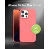 image:imageZAGG Manhattan Snap for iPhone 16 Plus Case  MagSafe Compatible 13ft Drop Protection Strengthened with Graphene SoftTouch Silicone Slim amp Lightweight Design 96 Recycled Content Navy BlueBegonia Pink