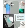 image:imageZAGG Manhattan Snap for iPhone 16 Plus Case  MagSafe Compatible 13ft Drop Protection Strengthened with Graphene SoftTouch Silicone Slim amp Lightweight Design 96 Recycled Content Navy BlueAqua Foam Gray