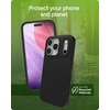 image:imageZAGG Manhattan Snap for iPhone 16 Plus Case  MagSafe Compatible 13ft Drop Protection Strengthened with Graphene SoftTouch Silicone Slim amp Lightweight Design 96 Recycled Content Navy BlueBlack