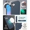 image:imageZAGG Manhattan Snap for iPhone 16 Plus Case  MagSafe Compatible 13ft Drop Protection Strengthened with Graphene SoftTouch Silicone Slim amp Lightweight Design 96 Recycled Content Navy BlueNavy Blue