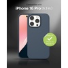 image:imageZAGG Manhattan Snap for iPhone 16 Plus Case  MagSafe Compatible 13ft Drop Protection Strengthened with Graphene SoftTouch Silicone Slim amp Lightweight Design 96 Recycled Content Navy BlueNavy Blue