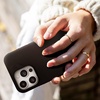 image:imageZAGG Manhattan Snap iPhone 151413 Case  Premium Silicone iPhone Case Durable Graphene Material Smooth Surface with a Comfortable Ripple Grip MagSafe Phone Case Plum PurpleBlack