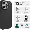 image:imageZAGG Manhattan Snap iPhone 151413 Case  Premium Silicone iPhone Case Durable Graphene Material Smooth Surface with a Comfortable Ripple Grip MagSafe Phone Case Plum PurplePlum Purple