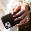 image:imageZAGG Manhattan Snap iPhone 151413 Case  Premium Silicone iPhone Case Durable Graphene Material Smooth Surface with a Comfortable Ripple Grip MagSafe Phone Case Plum PurpleNavy Blue