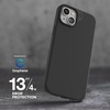 image:imageZAGG Manhattan Snap iPhone 151413 Case  Premium Silicone iPhone Case Durable Graphene Material Smooth Surface with a Comfortable Ripple Grip MagSafe Phone Case Plum PurpleSky Blue