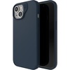 image:imageZAGG Manhattan Snap iPhone 151413 Case  Premium Silicone iPhone Case Durable Graphene Material Smooth Surface with a Comfortable Ripple Grip MagSafe Phone Case Plum PurpleNavy Blue