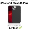image:imageZAGG Manhattan Snap iPhone 151413 Case  Premium Silicone iPhone Case Durable Graphene Material Smooth Surface with a Comfortable Ripple Grip MagSafe Phone Case Plum PurpleBlack