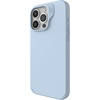 image:imageZAGG Manhattan Snap iPhone 151413 Case  Premium Silicone iPhone Case Durable Graphene Material Smooth Surface with a Comfortable Ripple Grip MagSafe Phone Case Plum PurpleSky Blue