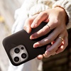 image:imageZAGG Manhattan Snap iPhone 151413 Case  Premium Silicone iPhone Case Durable Graphene Material Smooth Surface with a Comfortable Ripple Grip MagSafe Phone Case Plum PurpleLavender Purple