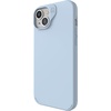image:imageZAGG Manhattan Snap iPhone 151413 Case  Premium Silicone iPhone Case Durable Graphene Material Smooth Surface with a Comfortable Ripple Grip MagSafe Phone Case Plum PurpleSky Blue