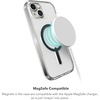 image:imageZAGG Milan Case for iPhone 17e 16e 1514 13  Stylish amp Slim Design 13ft Drop Protection Wireless Charging Compatible EcoFriendlyGlitter Swirl SilverBlue Swirl