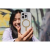 image:imageZAGG Milan Case for iPhone 17e 16e 1514 13  Stylish amp Slim Design 13ft Drop Protection Wireless Charging Compatible EcoFriendlyGlitter Swirl SilverGold Glitter