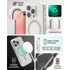 image:imageZAGG Milan Case for iPhone 17e 16e 1514 13  Stylish amp Slim Design 13ft Drop Protection Wireless Charging Compatible EcoFriendlyGlitter Swirl SilverGold Glitter