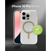 image:imageZAGG Milan Case for iPhone 17e 16e 1514 13  Stylish amp Slim Design 13ft Drop Protection Wireless Charging Compatible EcoFriendlyGlitter Swirl SilverGold Glitter