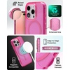 image:imageZAGG Milan Case for iPhone 17e 16e 1514 13  Stylish amp Slim Design 13ft Drop Protection Wireless Charging Compatible EcoFriendlyGlitter Swirl SilverPink Glitter