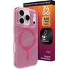 image:imageZAGG Milan Case for iPhone 17e 16e 1514 13  Stylish amp Slim Design 13ft Drop Protection Wireless Charging Compatible EcoFriendlyGlitter Swirl SilverPink Glimmering Wave