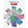 image:imageZAGG Milan Case for iPhone 17e 16e 1514 13  Stylish amp Slim Design 13ft Drop Protection Wireless Charging Compatible EcoFriendlyGlitter Swirl SilverPink Glimmering Wave