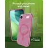 image:imageZAGG Milan Case for iPhone 17e 16e 1514 13  Stylish amp Slim Design 13ft Drop Protection Wireless Charging Compatible EcoFriendlyGlitter Swirl SilverPink Glimmering Wave