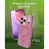 image:imageZAGG Milan Case for iPhone 17e 16e 1514 13  Stylish amp Slim Design 13ft Drop Protection Wireless Charging Compatible EcoFriendlyGlitter Swirl SilverPink Glimmering Wave