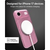 image:imageZAGG Milan Case for iPhone 17e 16e 1514 13  Stylish amp Slim Design 13ft Drop Protection Wireless Charging Compatible EcoFriendlyGlitter Swirl SilverPink Glimmering Wave