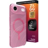 image:imageZAGG Milan Case for iPhone 17e 16e 1514 13  Stylish amp Slim Design 13ft Drop Protection Wireless Charging Compatible EcoFriendlyGlitter Swirl SilverPink Glimmering Wave