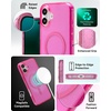 image:imageZAGG Milan Case for iPhone 17e 16e 1514 13  Stylish amp Slim Design 13ft Drop Protection Wireless Charging Compatible EcoFriendlyGlitter Swirl SilverPink Glitter
