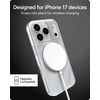 image:imageZAGG Milan Case for iPhone 17e 16e 1514 13  Stylish amp Slim Design 13ft Drop Protection Wireless Charging Compatible EcoFriendlyGlitter Swirl SilverSilver Glitter Swirl